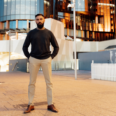 The Il Capo | Charcoal Comfort