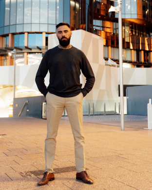 The Il Capo | Charcoal Comfort